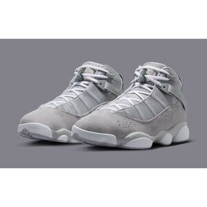Nike Air Jordan 6 Rings Wolf Grey White Cool Grey 322992-009 Men's Size 11.5
